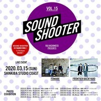 カメラマン・橋本塁主催「SOUND SHOOTER」今年も開催。第1弾にFOMARE、FBY出演決定