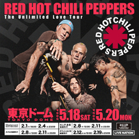 レッド・ホット・チリ・ペッパーズ、5月に来日公演が決定！  東京ドームでの2DAYS