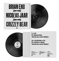 ブライアン・イーノ×ニコラス・ジャー× グリズリー・ベアによる12インチがレコード・ストア・デイにリリース