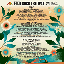 ＜FUJI ROCK FESTIVAL'24＞、出演アーティスト第5弾を発表！ ジーザス＆メリー・チェイン、RAYE、キティ・リヴなど計9組